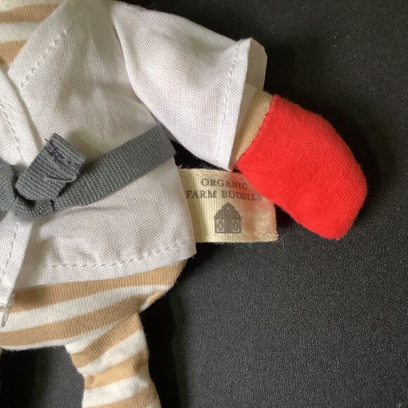 Organic Farm Buddies Pork Chop Pig Plush Toy - NWT - Hypoallergenic - - Picture 3 of 5